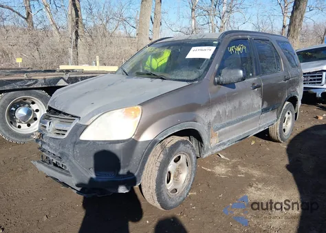 2004 Honda Cr-V Lx из США, поврежденный, VIN JHLRD68534C024315